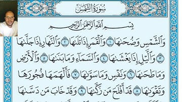 سورة الشمس القارئ محمود المنياوي