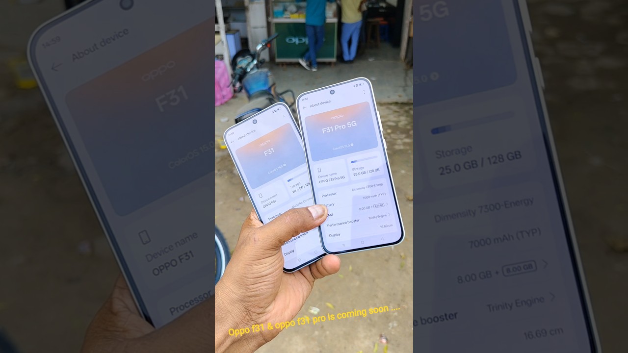 oppo f31 vs oppo f31 pro 5g design compare⚡latest oppo smartphone first look & review