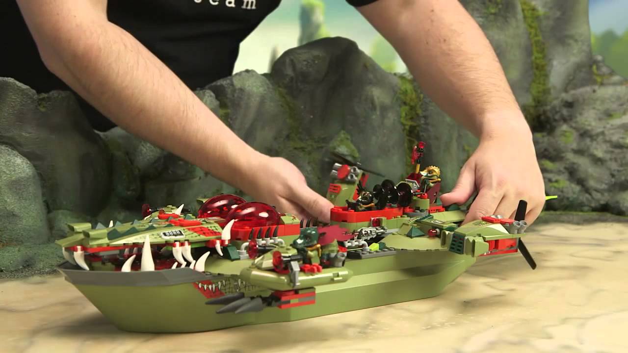 lego chima crocodile boat