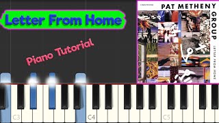 Pat Metheny - Letter From Home - Jazz Piano Tutorial