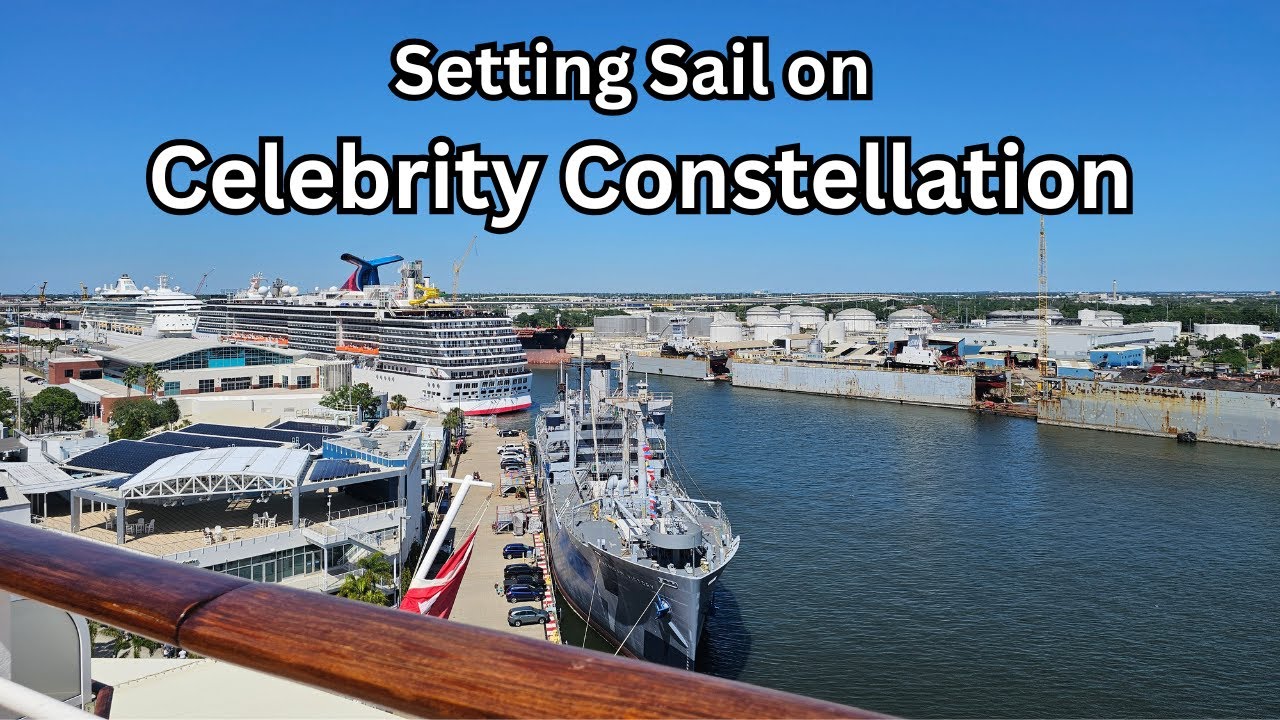 Первый день в море: трансатлантический круиз Celebrity Constellation — посадка и экскурсия в кают...