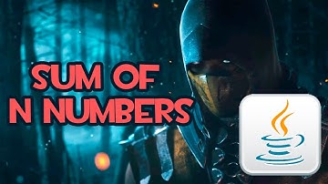 JAVA | Suma de N numeros | Sum of N numbers