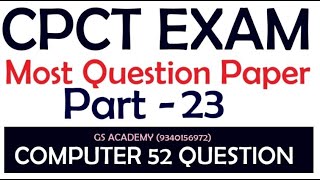 CPCT Practice test 23, #computer #video #viral
