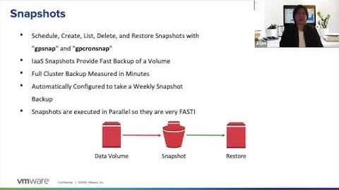 Greenplum on AWS - Snapshots for HA / DR