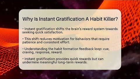 Why Is Instant Gratification A Habit Killer? - Habit Hacks Hub