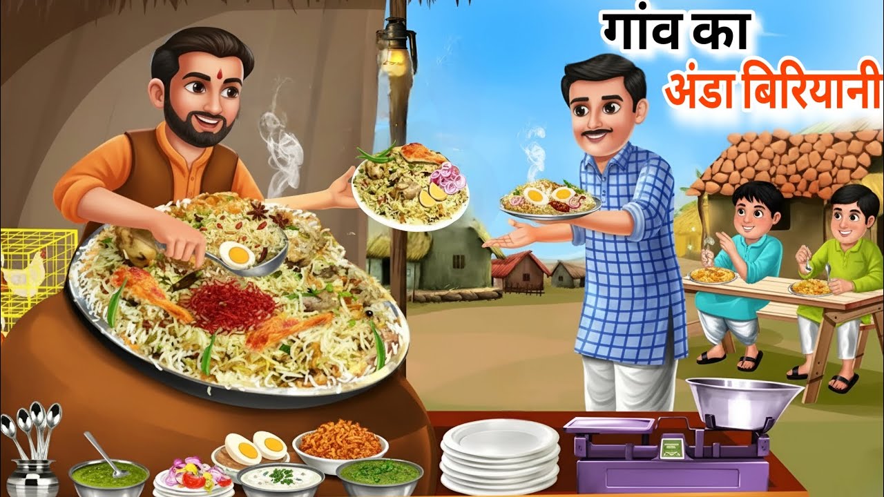 गाँव की देसी हांडी बिरयानी वाली | Gaon Ki Desi Handi Biryani | Hindi Moral Kahani | Desi Story