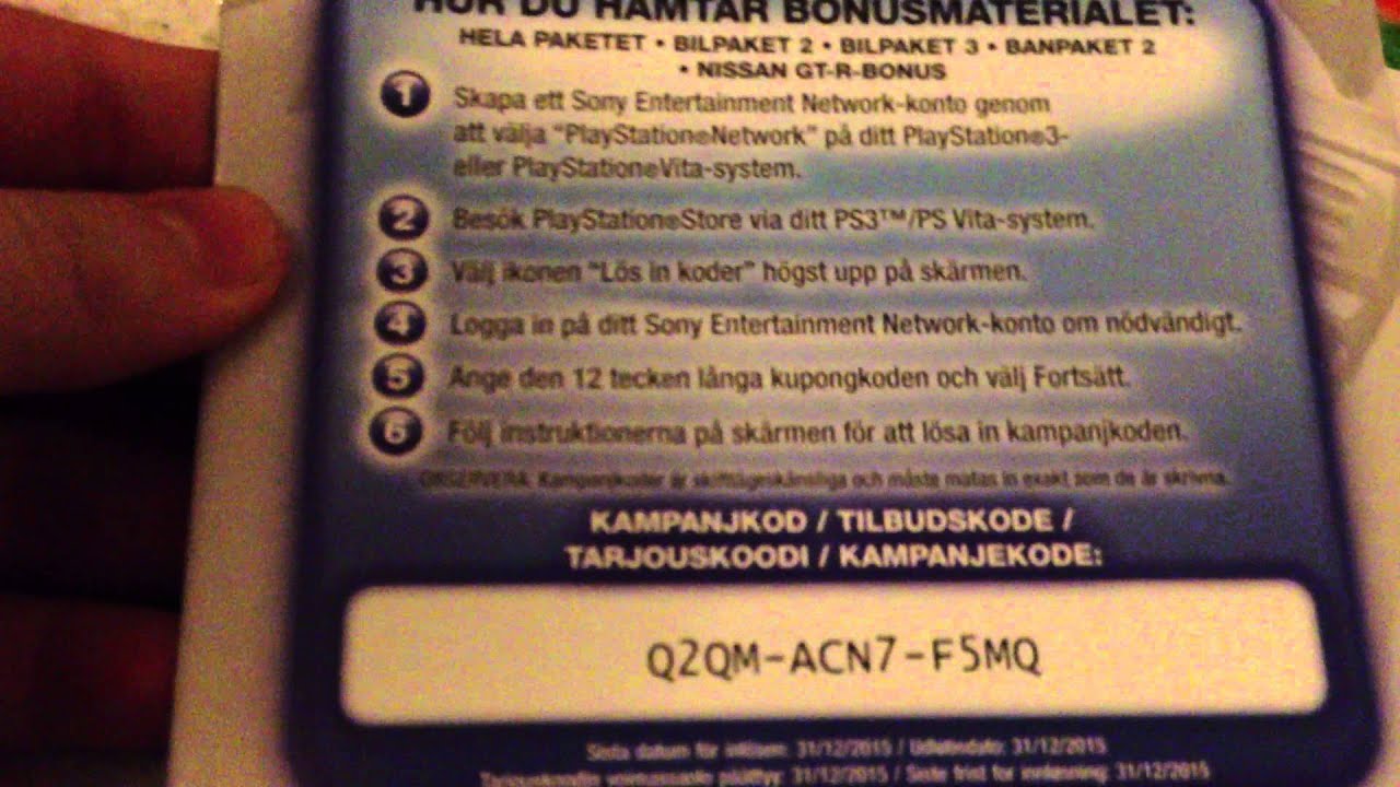 Gran Turismo 5 Code 