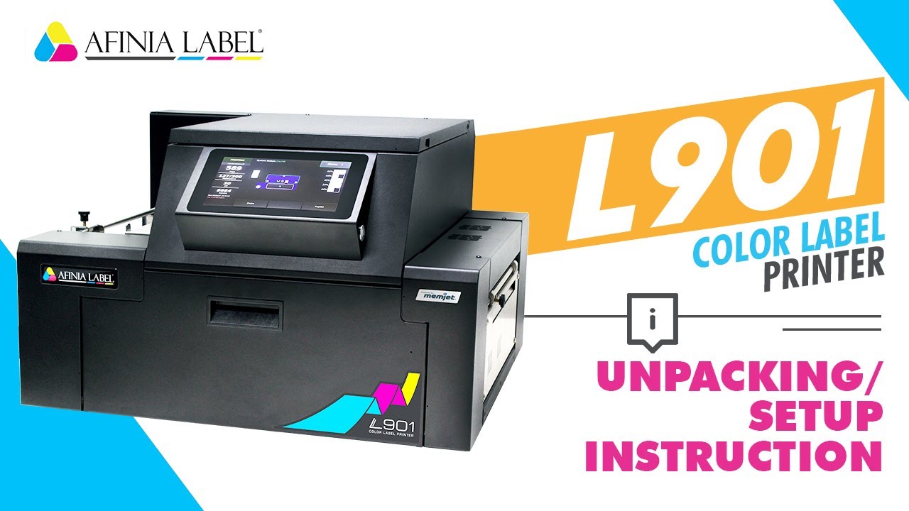 Unpacking & Setup - L901 Label Printer from Afinia Label