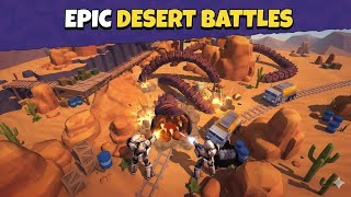 Desert Worm Idle RPG Gameplay (Android)