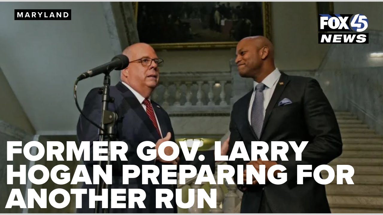 Larry Hogan hints at another run; Wes Moore says, 'Come on’ - YouTube