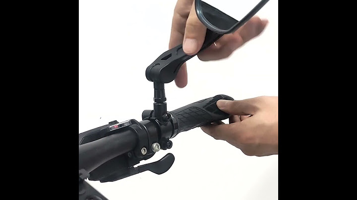 Anyone who don't know how to install Easydo bike mirror?
