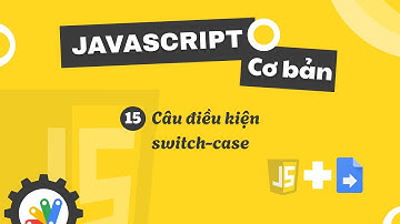 Javascript cơ bản trong GAS: Câu điều kiện Switch case