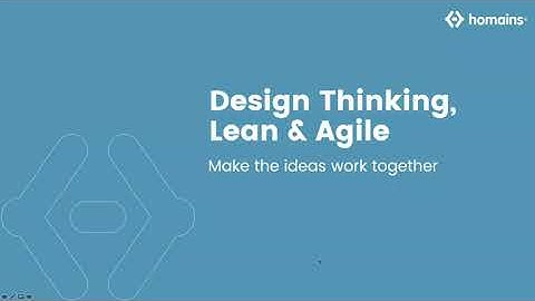 Design thinking, Lean & Agile by ( Rana Adel )