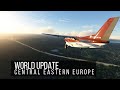 MSFS World Update 14| Cinematic | Central Eastern Europe | kodiak 100