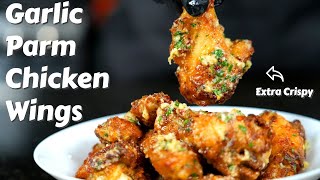 How To Make Garlic Parm Chicken Wings | Air Fryer Wings #MrMakeItHappen