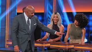 15 +++ Kim \& Kanye and the Kardashians clash! All the CRAZIEST MOMENTS!!!  Celebrity Family Feud