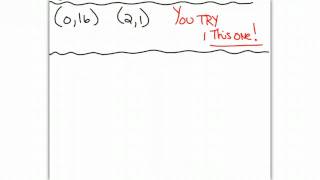 Write Exponential Equation Given 2 Points