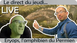 Le direct du jeudi - Julien Barbier et Eryops le temnospondyle - Paléontologie
