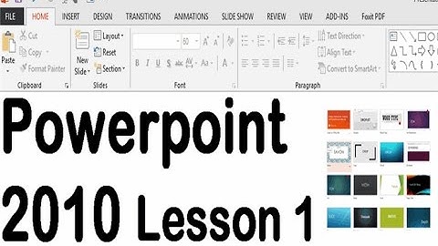 i-Teach-u POWERPOINT 2010 lesson 1 _ _