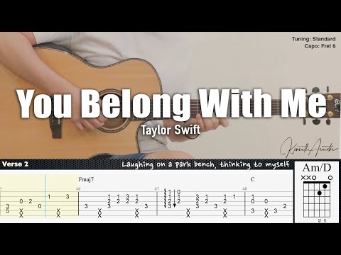 You Belong With Me - Taylor Swift | Fingerstyle Guitar