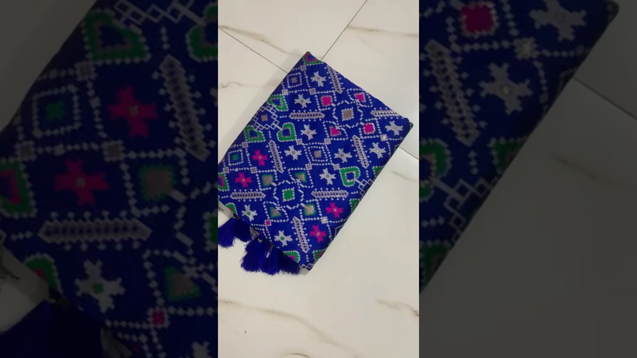 Authentic Kanchivaram Patola Paithani Silk Saree