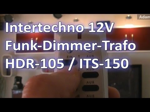 Intertechno Funk-Dimmer-Trafo HDR-105