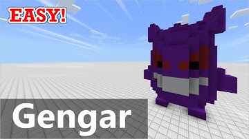 Minecraft┃How to build Pokémon(Gengar)