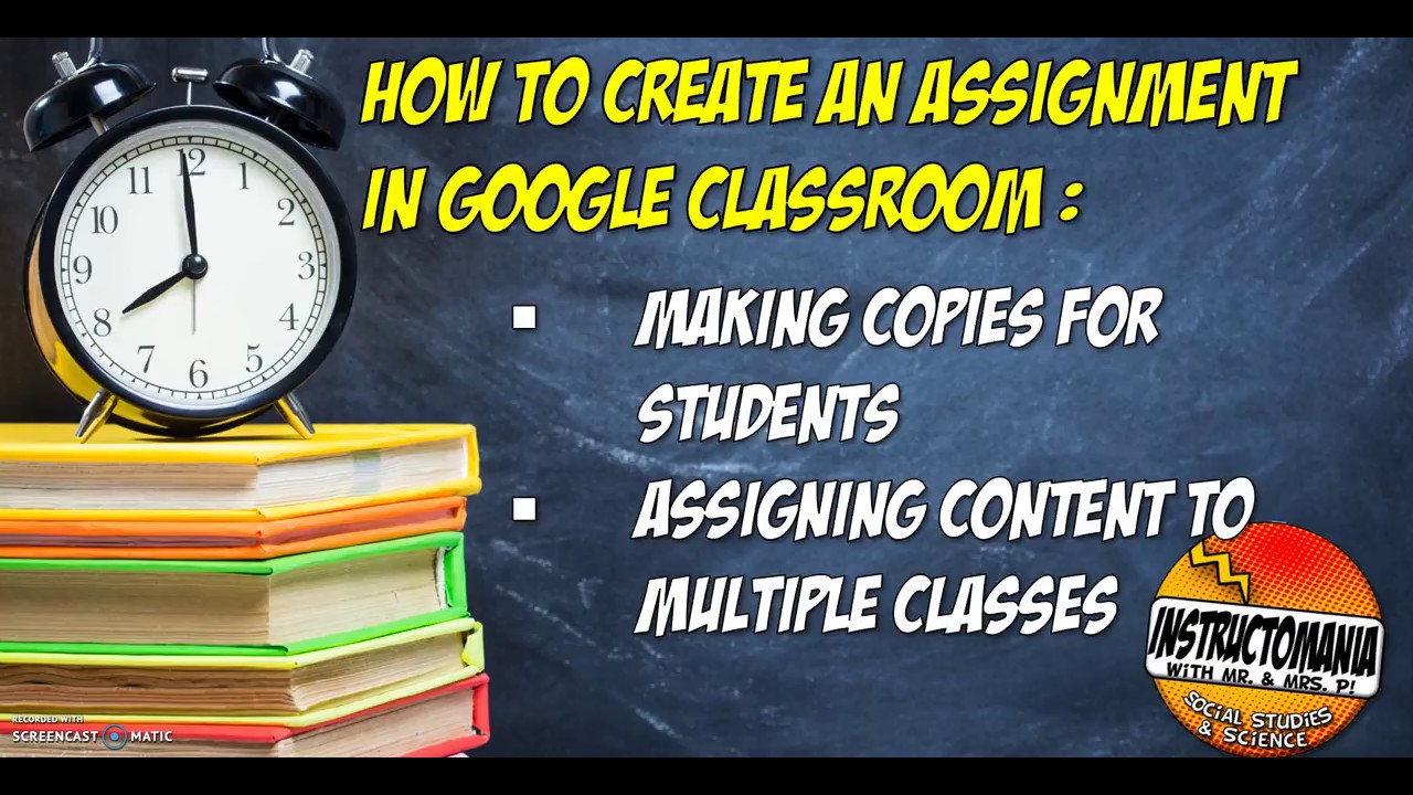 how to make an assignment on google classroom