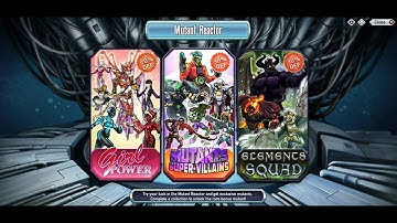 Mutants Genetic Gladiators (Mutant Reactor Super Villains/Elements Squad)