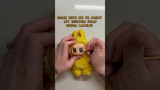 Custom FNAF Labubu #labubu #custom #diy #tutorials #fnaf #fivenightsatfreddys #art #shorts #painting