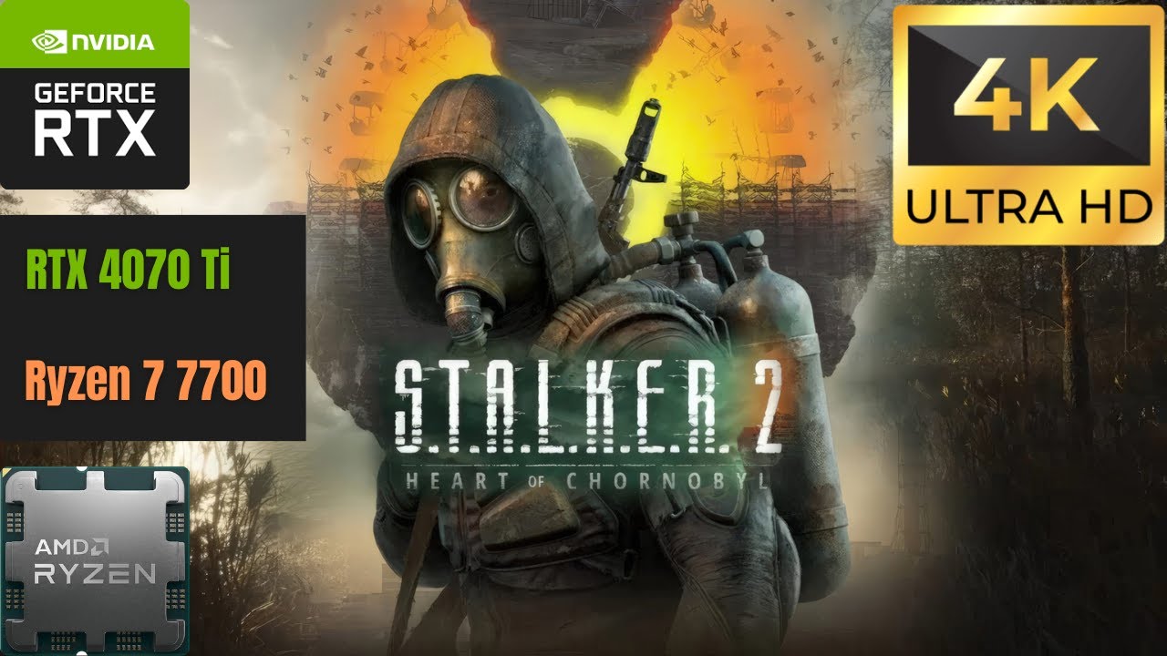 S.T.A.L.K.E.R. 2 Heart of Chornobyl - RTX 4070Ti - Hihg preset, DLSS Q - 2160p60 4K
