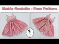 Vestido Rococó   Variação do Vestido Elisa    Molde Gratuito para 5 anos