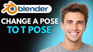 How To Change A Pose To T Pose In Blender (2026) - Full Guide