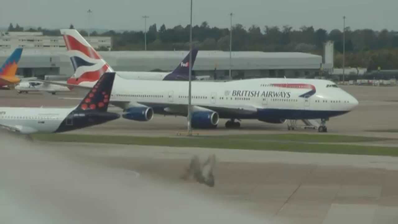 British Airways Diversion to manchester ATC BAW 172 747-400 airbus a220