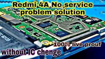 Redmi 4 No service problem solution | Redmi 5 network problem solution | Yagnesh mobile repair