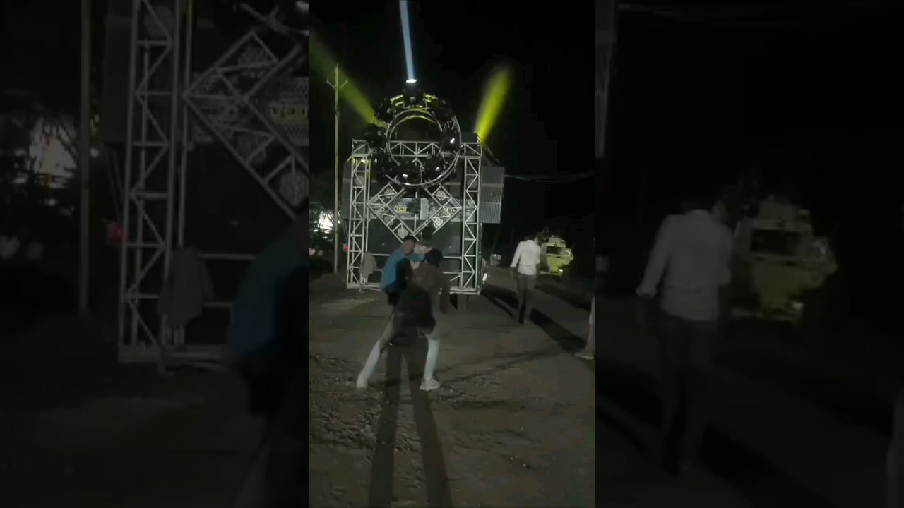 toofan song DJ dhakad event Hard bass light show cabinet check 