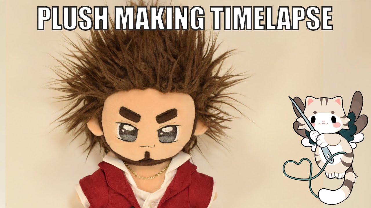 Making A KPop Style Plush Doll of Kasuga Ichiban from Yakuza Like A