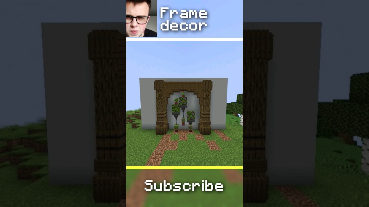 Frame Decor in Minecraft - YouTube