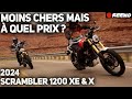 2024 scrambler 1200 xe  1200 x  tarifs en baisse mais  quel prix   reeko unchained motor news