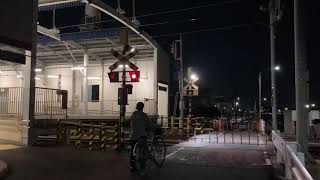 金曜日の深夜を駆け巡る名鉄1700系