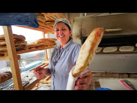 Georgian STREET FOOD MARKET Tour!! Exploring Gori + Ancient Cave City | Georgia