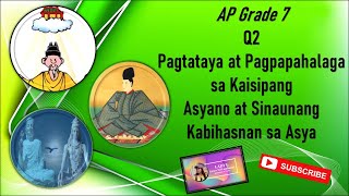 AP G7//Q2: Pagtataya at Pagpapahalaga sa Kaisipang Asyano at Sinaunang Kabihasnan sa Asya AP G7//Q2: Pagtataya at Pagpapahalaga sa Kaisipang Asyano at Sinaunang Kabihasnan sa Asya