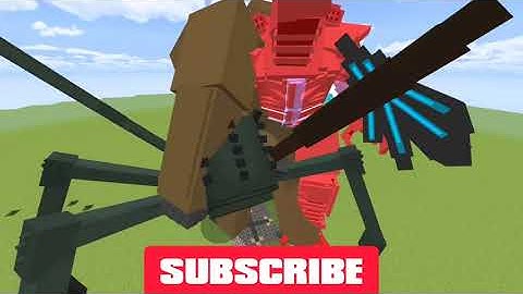 Minecraft Mecha Godzilla Vs Scylla Vs 2 Kong With Axe