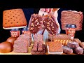 ASMR 초콜릿파뤼 초코크레이프 초코생크림빵 초코아이스크림 초코샌드 먹방 Chocolate Dessert Choco Crepe Choco Bar Ice Cream MuKBang 