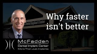 Why faster isn't better