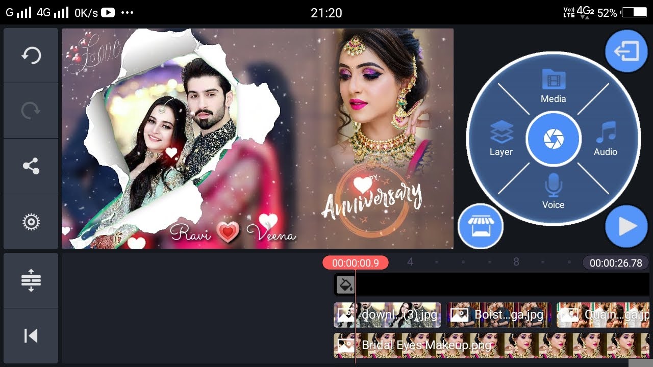 Wedding Anniversary Wishes Video Editing By Kinemaster Green Screen Templates Free Free Free