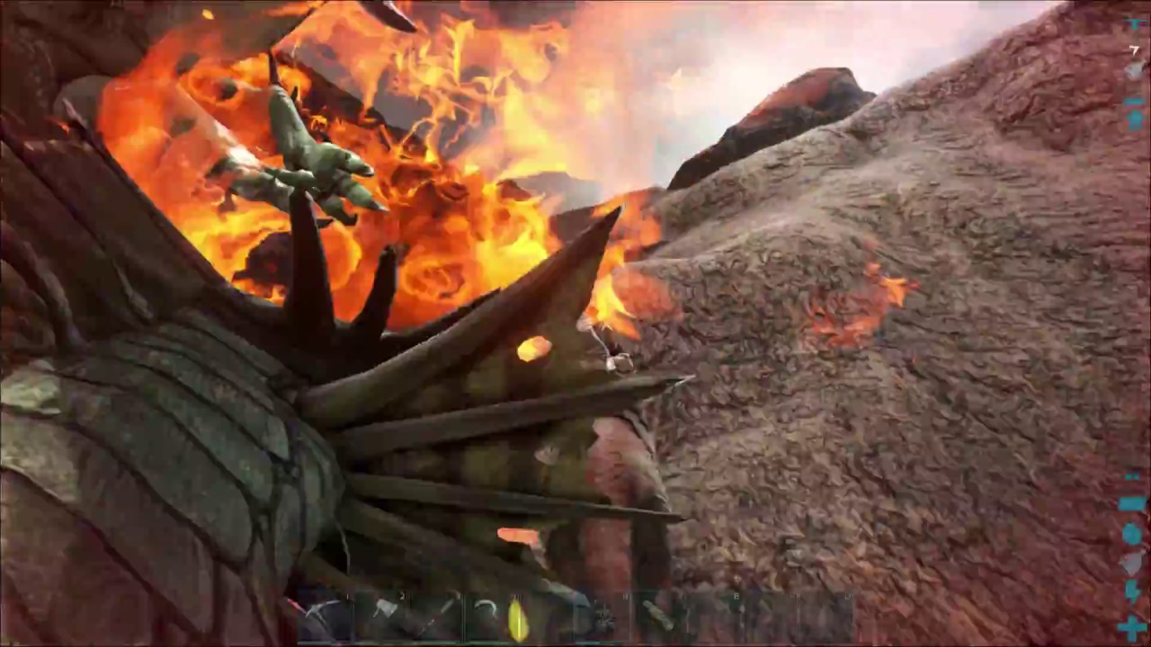 ARK: Scorched Earth -  Stealing a wyvern egg with a Thylacoleo