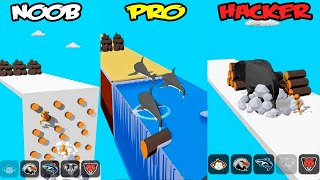 Animal Transform Epic Race 3D - NOOB vs PRO vs HACKER screenshot 5