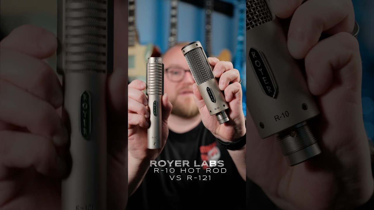 Royer R-10 Hot Rod Vs. Royer R-121 Ribbon Microphone Comparison