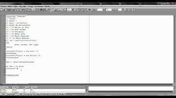 Algoritmo  - Calculo de IMC e Condições (( PORTUGOL ))